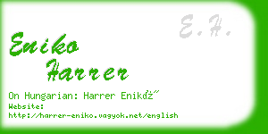 eniko harrer business card